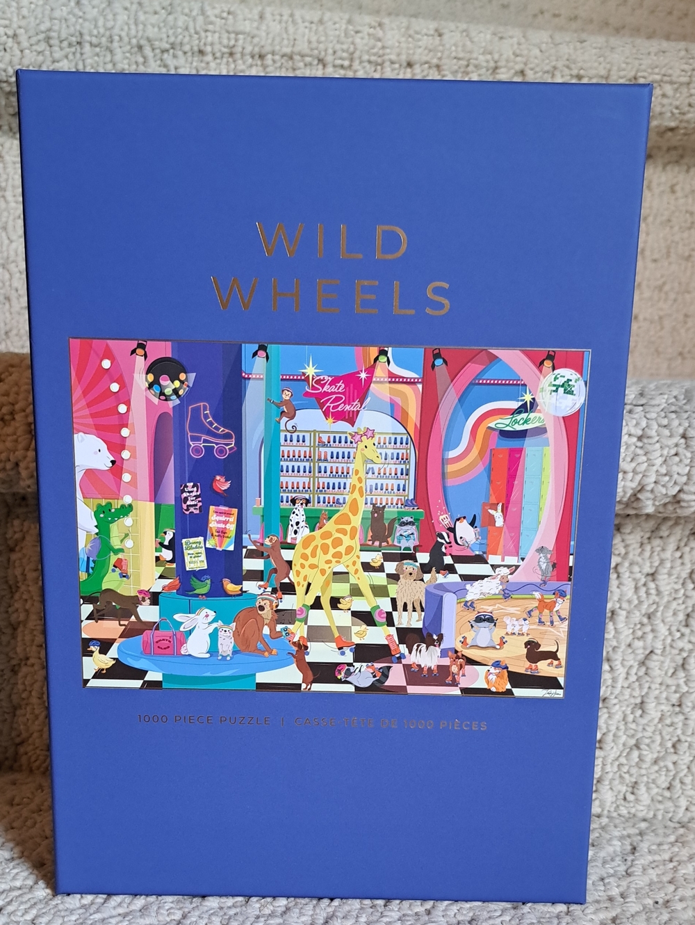 HOBBRY Wild Wheels 1000 Piece Jigsaw Puzzle.